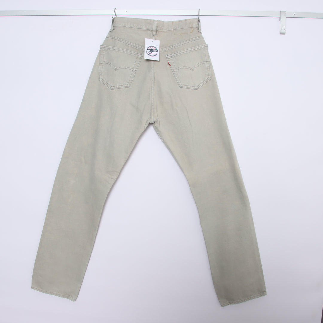 Levi's 501 Jeans Vintage Grigio W34 Unisex Made in USA