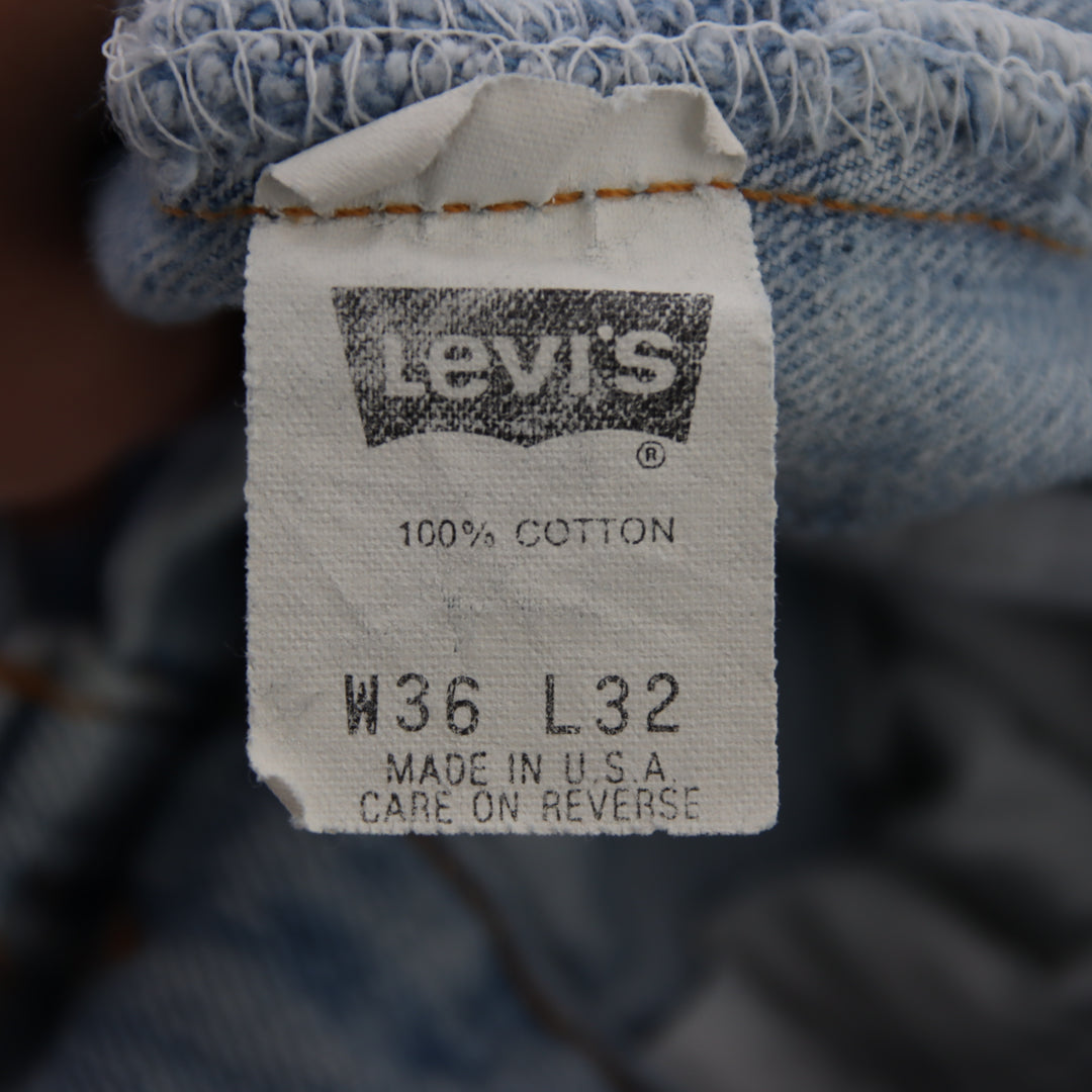 Levi's 501 Jeans Vintage Denim W36 L32 Unisex Made in USA