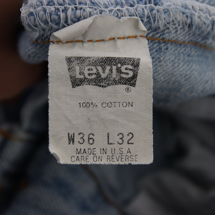Levi's 501 Jeans Vintage Denim W36 L32 Unisex Made in USA