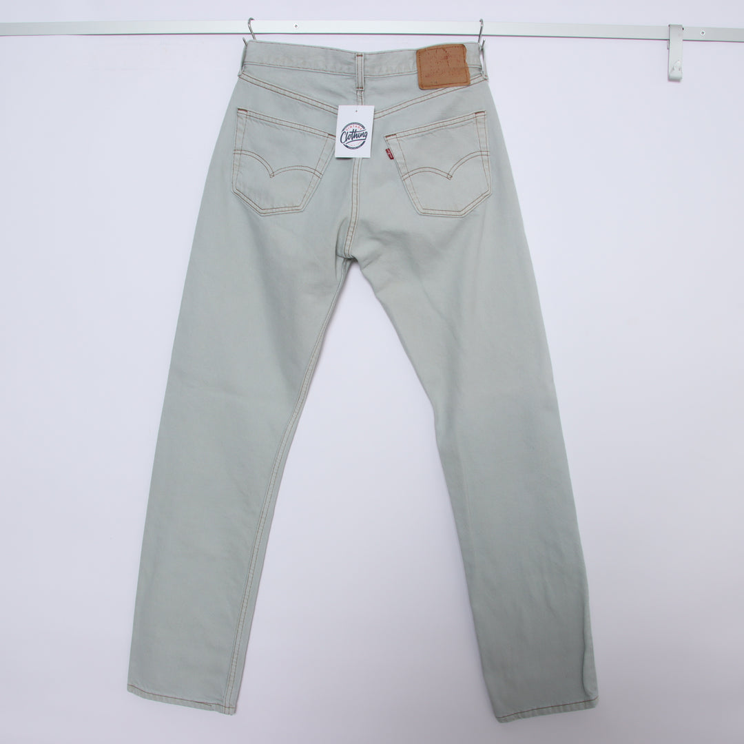 Levi's 501 Jeans Vintage Grigio W31 L34 Unisex Made in USA