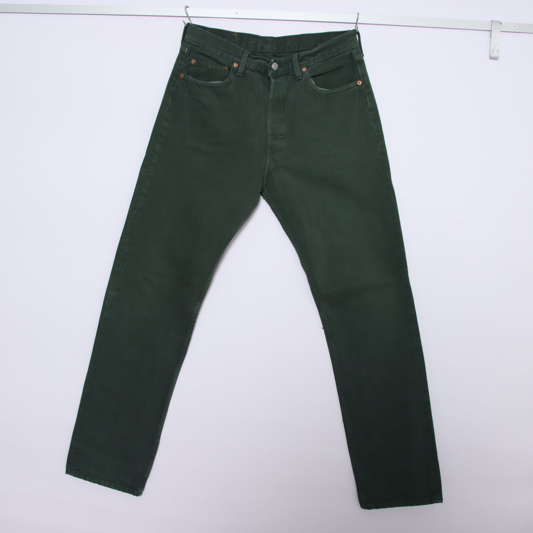 Levi's 501 Jeans Vintage Verde W34 Unisex Made in USA