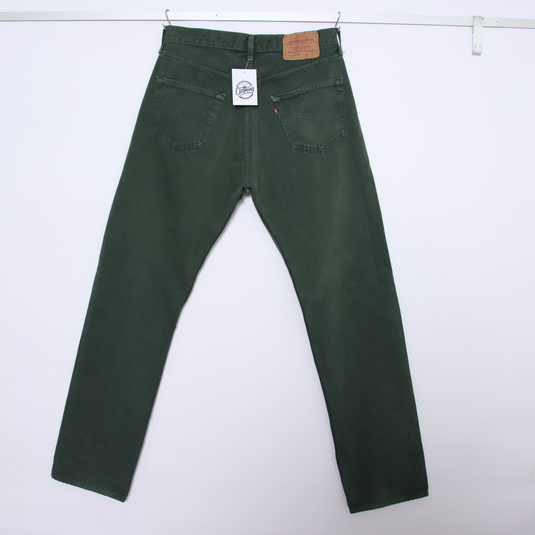 Levi's 501 Jeans Vintage Verde W34 Unisex Made in USA