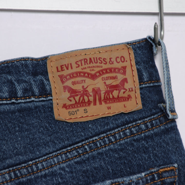 Levi's 501S W28 L28 jeans in denim da donna