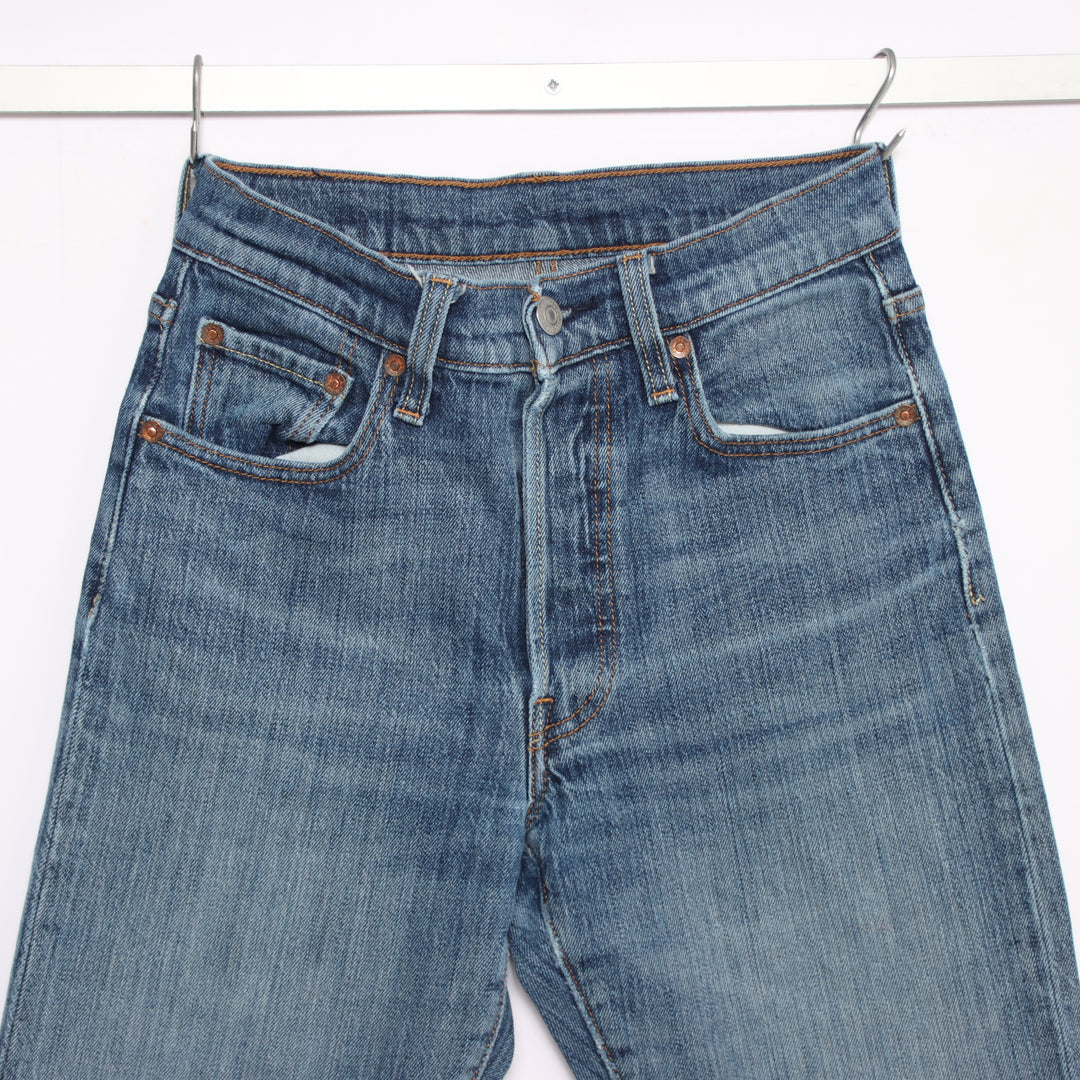Levi's 501S regular fit W24 L32 jeans in denim da donna