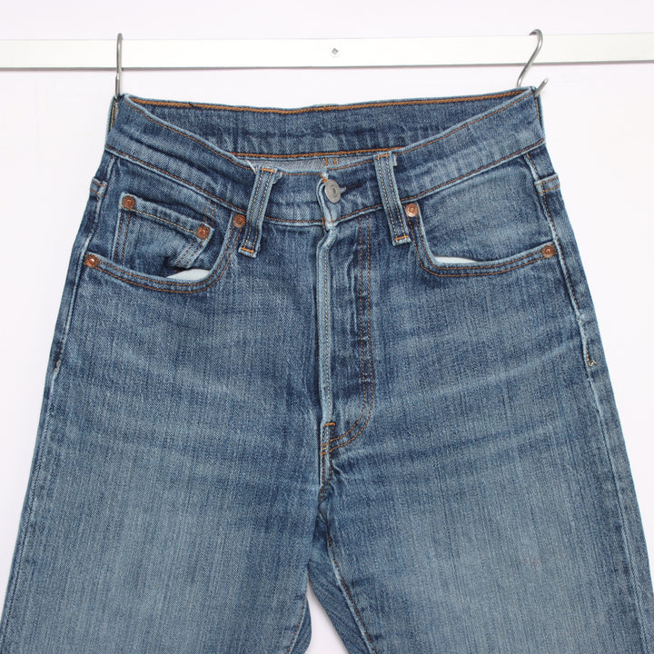 Levi's 501S regular fit W24 L32 jeans in denim da donna
