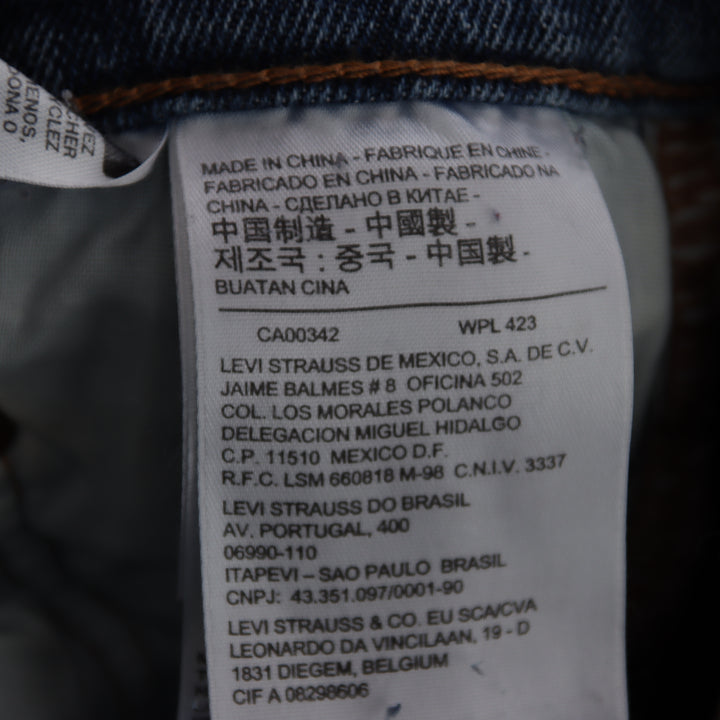 Levi's 501S regular fit W24 L32 jeans in denim da donna