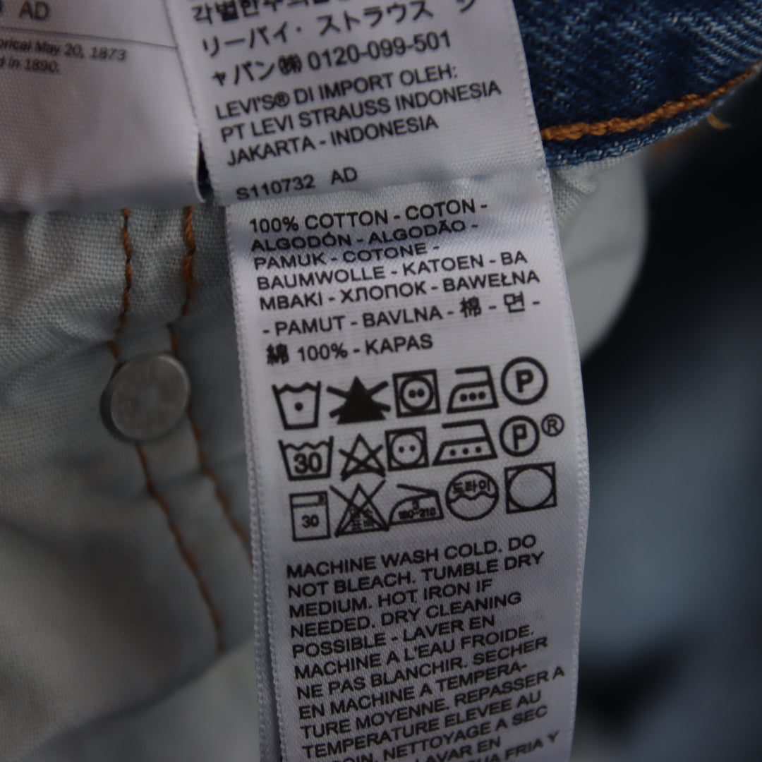 Levi's 501 W26 L30 jeans in denim da donna