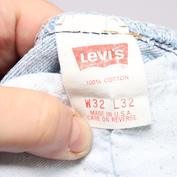 Levi's 501 bermuda di jeans denim W32 unisex made in USA