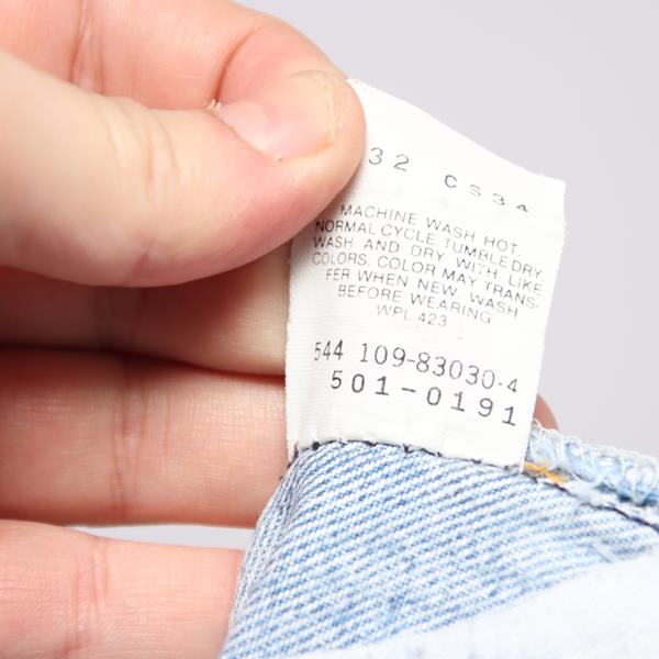 Levi's 501 bermuda di jeans denim W32 unisex made in USA