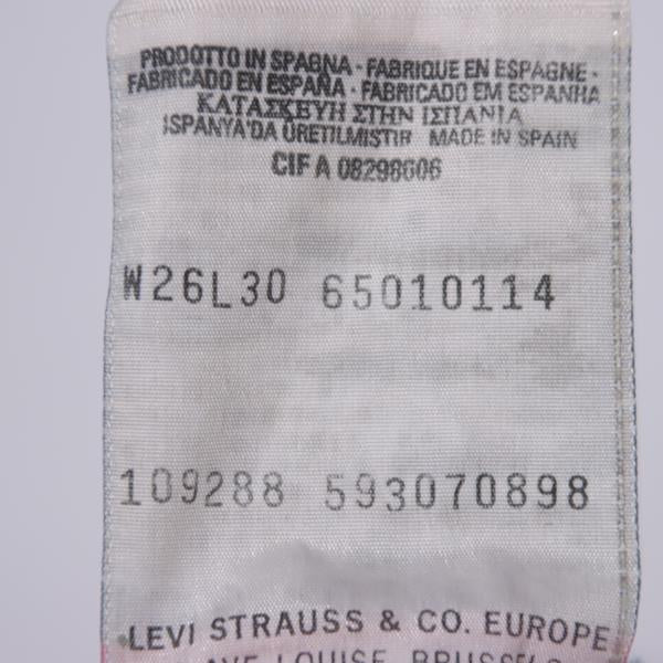 Levi's 501 jeans denim W26 L30 unisex