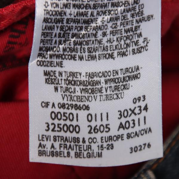 Levi's 501 jeans denim W30 L34 unisex deadstock w/tags