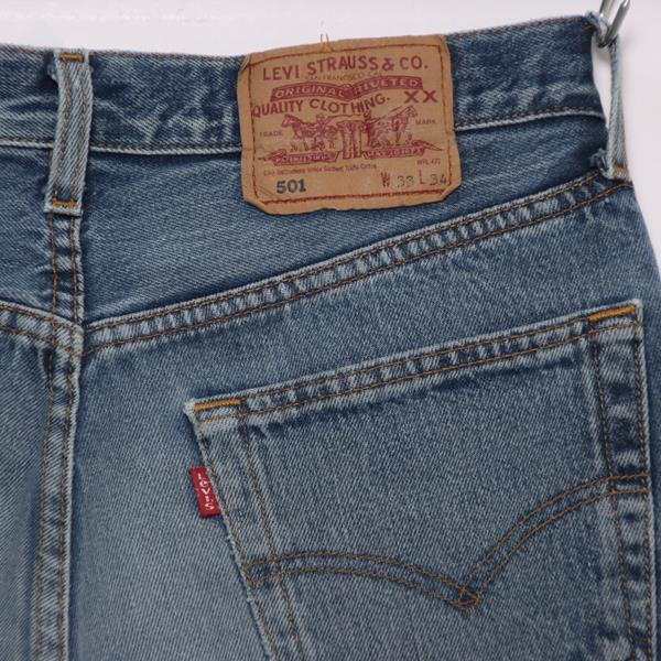 Levi's 501 jeans denim W33 L34 unisex