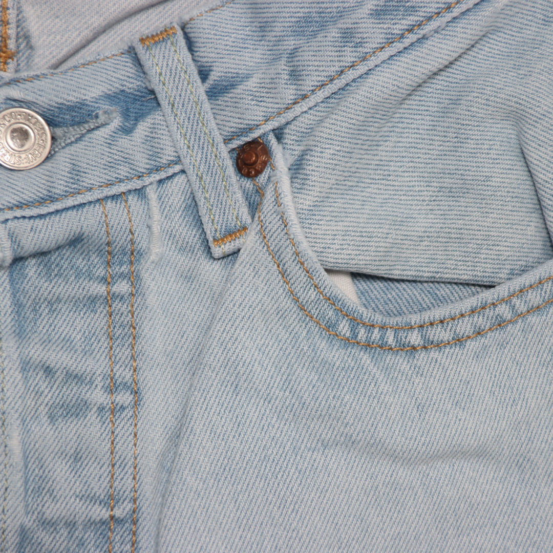 Levi's 501 regular fit W25 L28 jeans in denim da donna