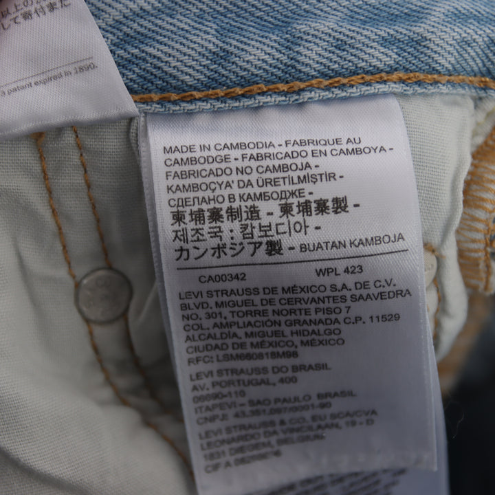Levi's 501 regular fit W25 L28 jeans in denim da donna