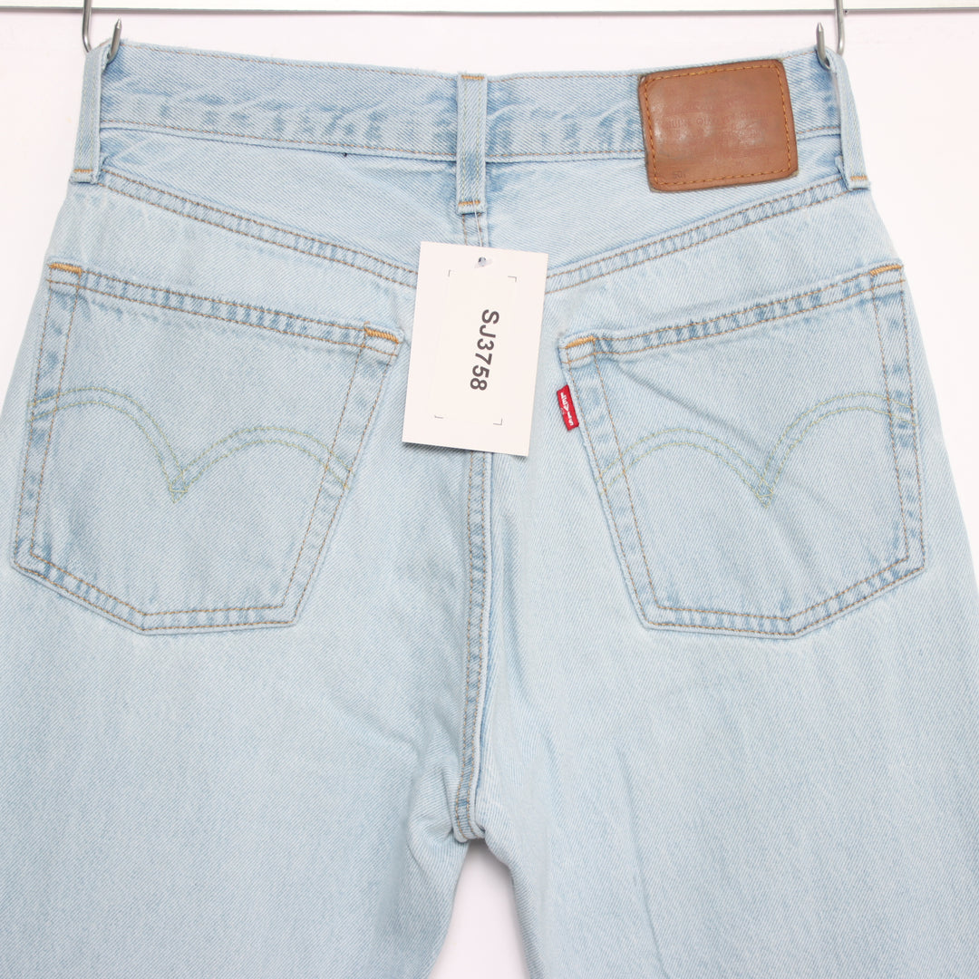 Levi's 501 regular fit W25 L28 jeans in denim da donna