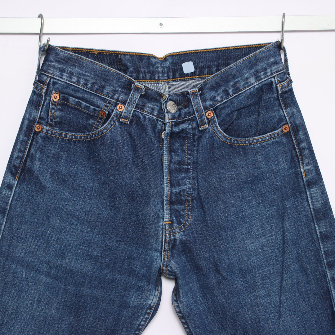 Levi's 501 regular fit W27 L30 jeans in denim da donna