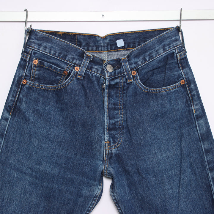Levi's 501 regular fit W27 L30 jeans in denim da donna