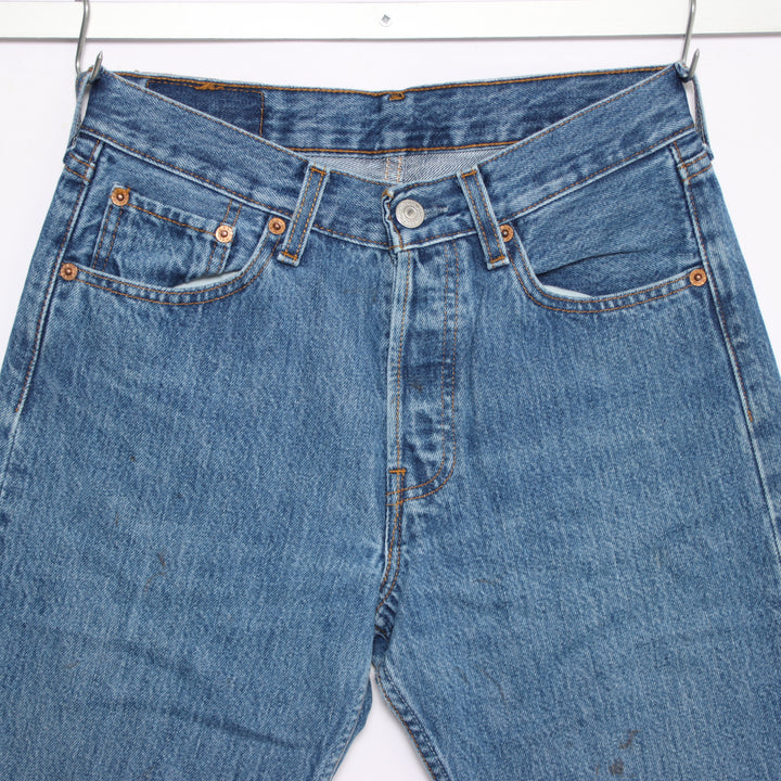 Levi's 501 regular fit W27 L30 jeans vintage in denim da donna