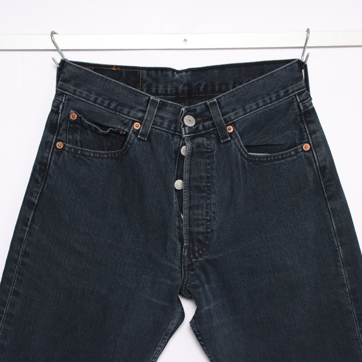 Levi's 501 regular fit W27 L32 jeans vintage in denim da donna