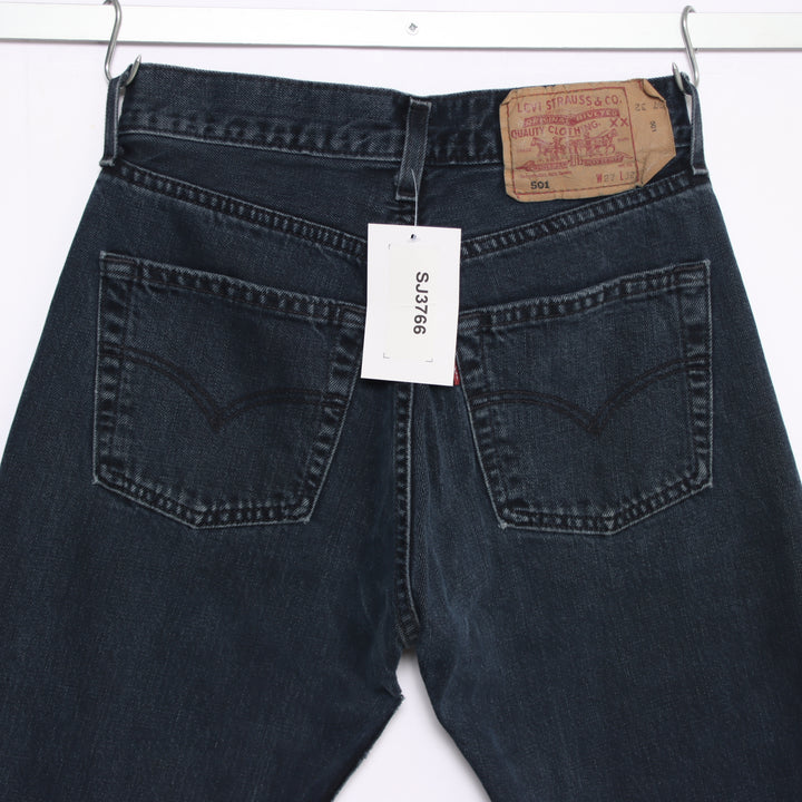 Levi's 501 regular fit W27 L32 jeans vintage in denim da donna