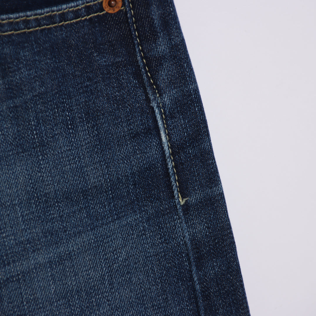 Levi's 501 regular fit W27 L32 jeans vintage in denim da donna