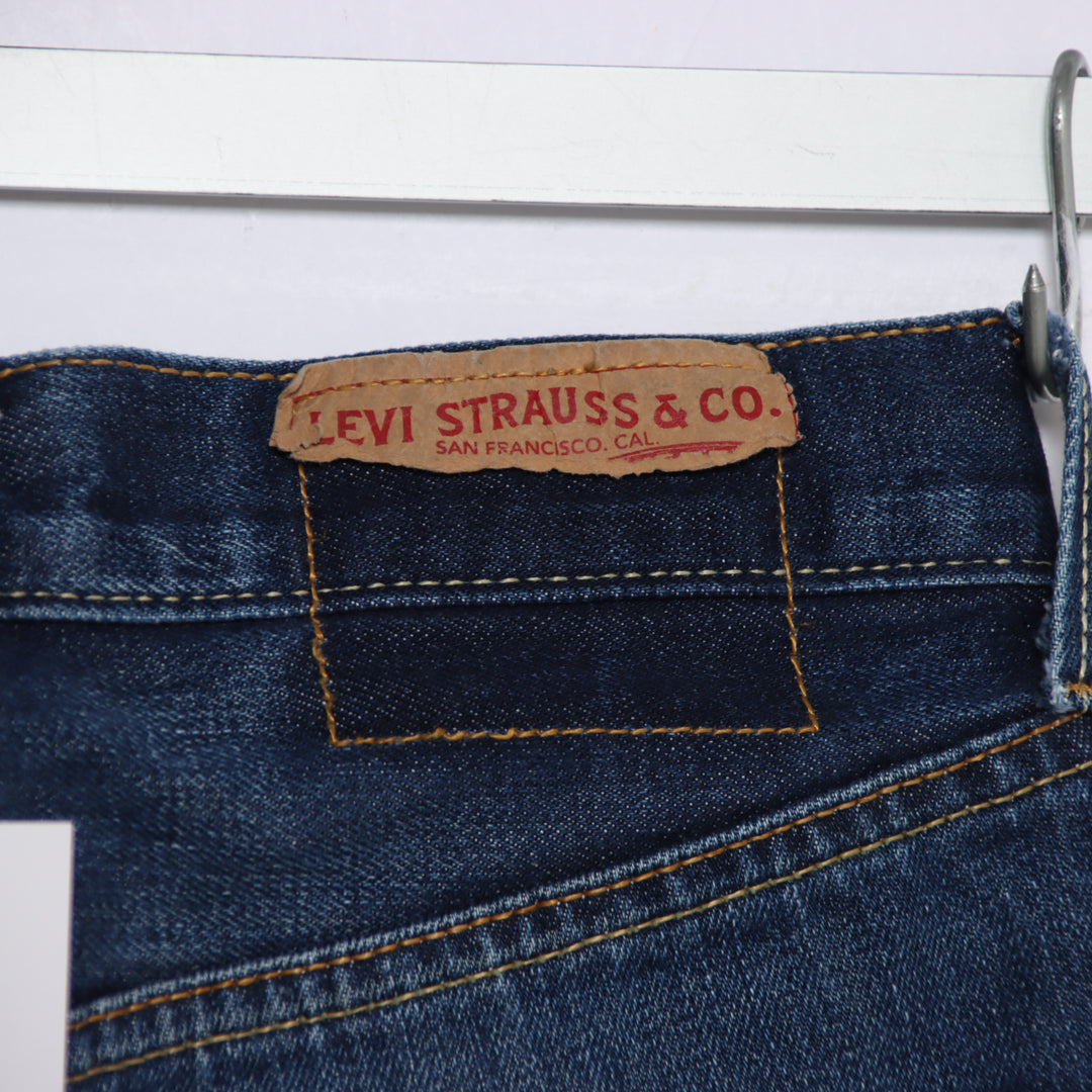 Levi's 501 regular fit W27 L32 jeans vintage in denim da donna