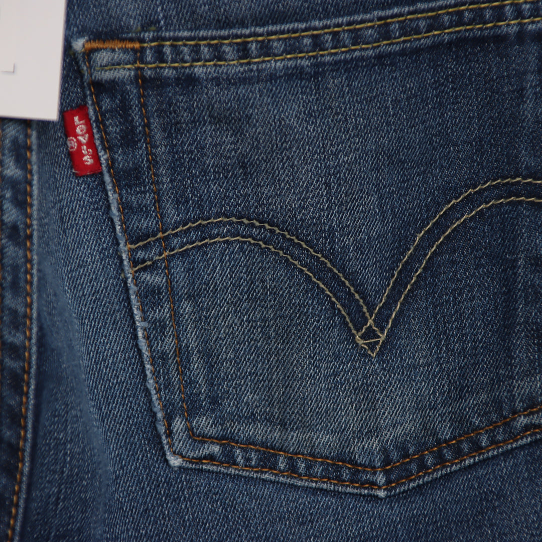 Levi's 501 regular fit W27 L32 jeans vintage in denim da donna