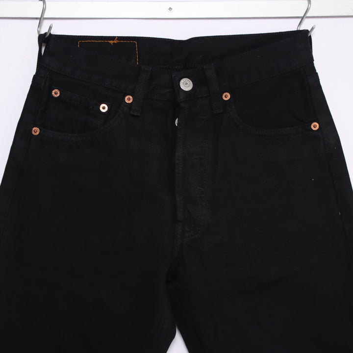 Levi's 501 regular fit W27 L34 jeans vintage in denim nero da donna deadstock w/tags