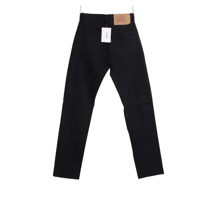 Levi's 501 regular fit W27 L34 jeans vintage in denim nero da donna deadstock w/tags