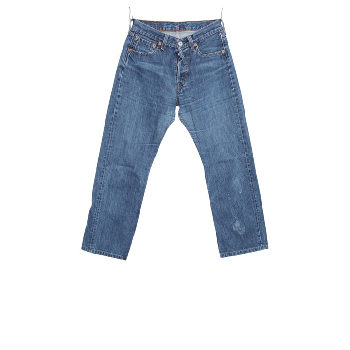 Levi's 501 regular fit W28 L30 jeans vintage in denim da donna