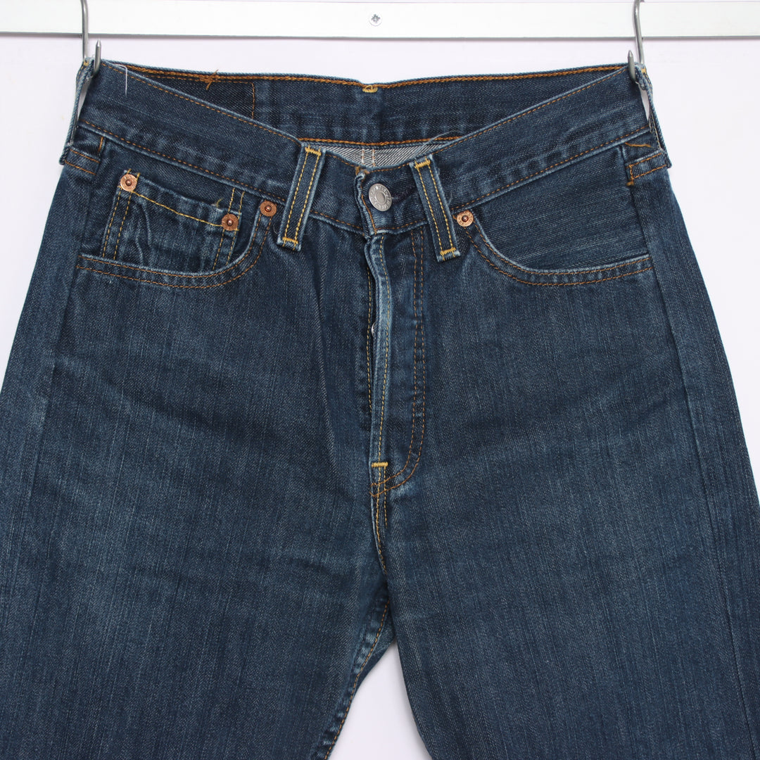 Levi's 501 regular fit W28 L32 jeans vintage in denim da donna
