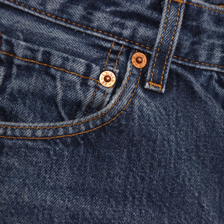 Levi's 501 regular fit W28 L34 jeans vintage in denim da donna