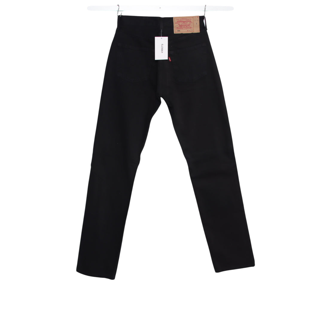 Levi's 501 regular fit W28 L34 jeans vintage in denim nero da donna deadstock