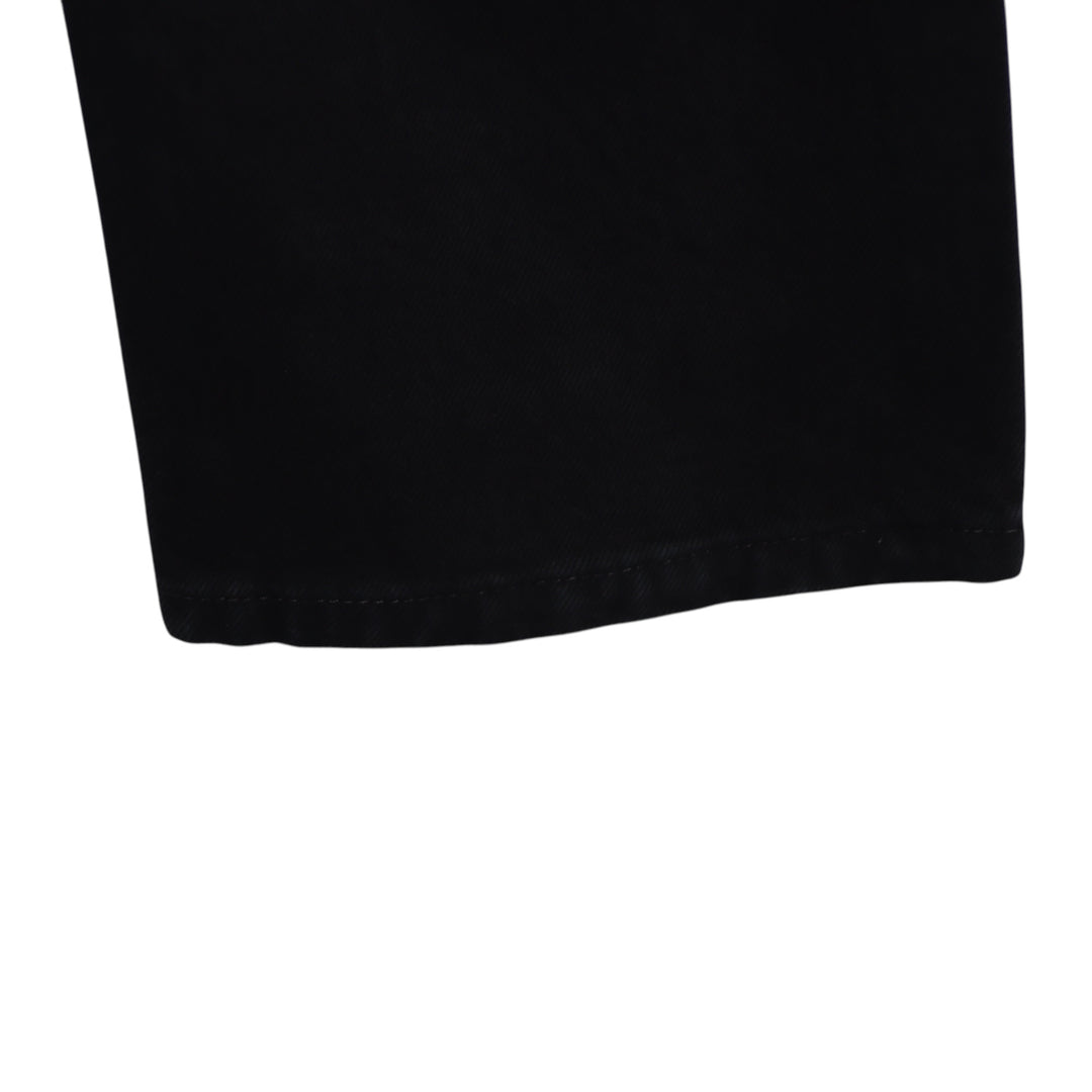 Levi's 501 regular fit W28 L34 jeans vintage in denim nero da donna made in USA deadstock