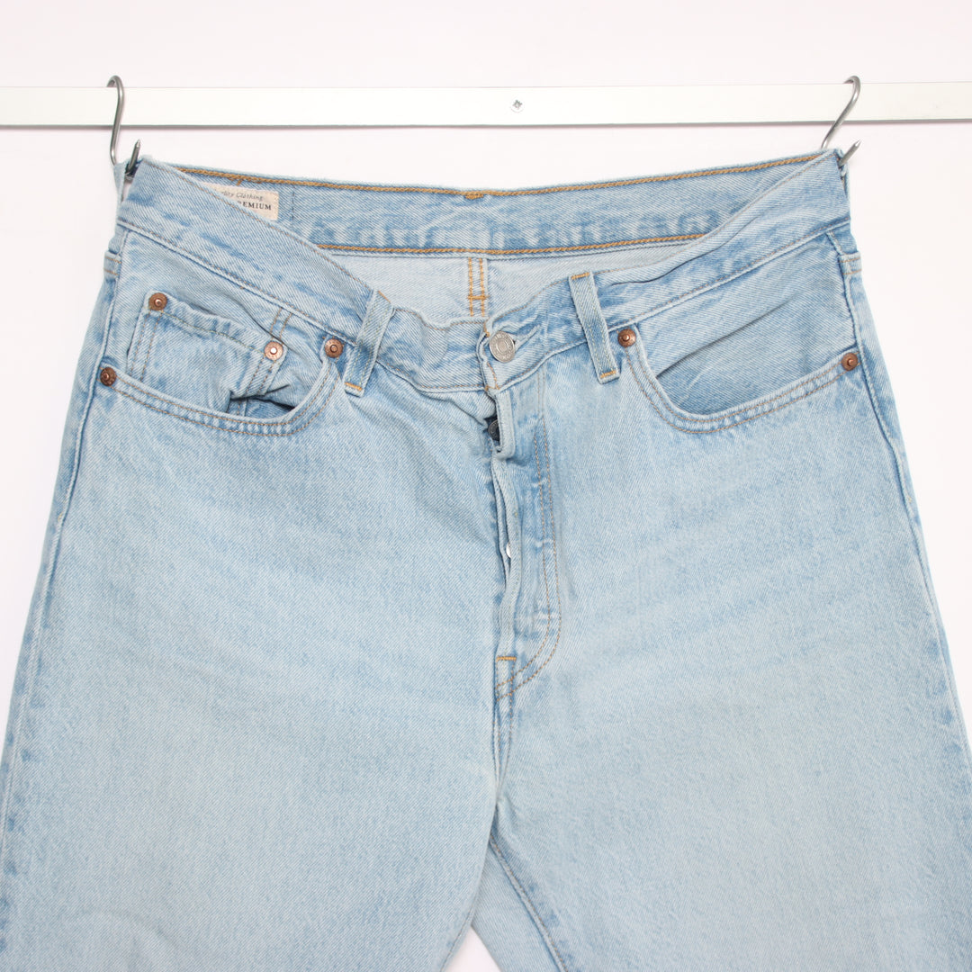 Levi's 501 regular fit W29 L28 jeans in denim da donna