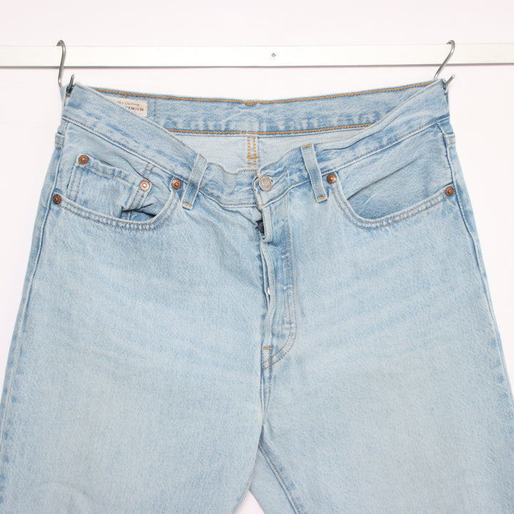 Levi's 501 regular fit W29 L28 jeans in denim da donna