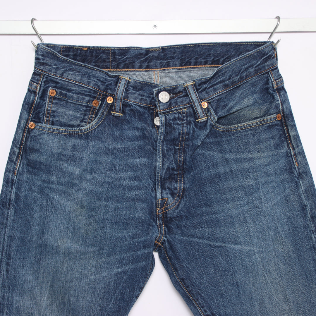 Levi's 501 regular fit W29 L32 jeans in denim da donna