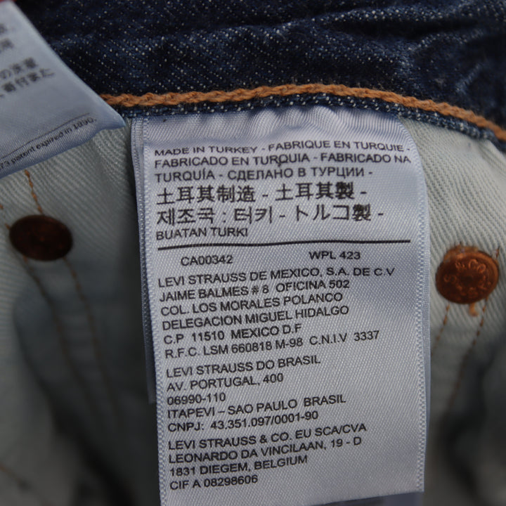 Levi's 501 regular fit W29 L32 jeans in denim da donna