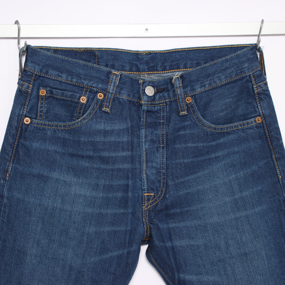 Levi's 501 regular fit W29 L32 jeans in denim da donna
