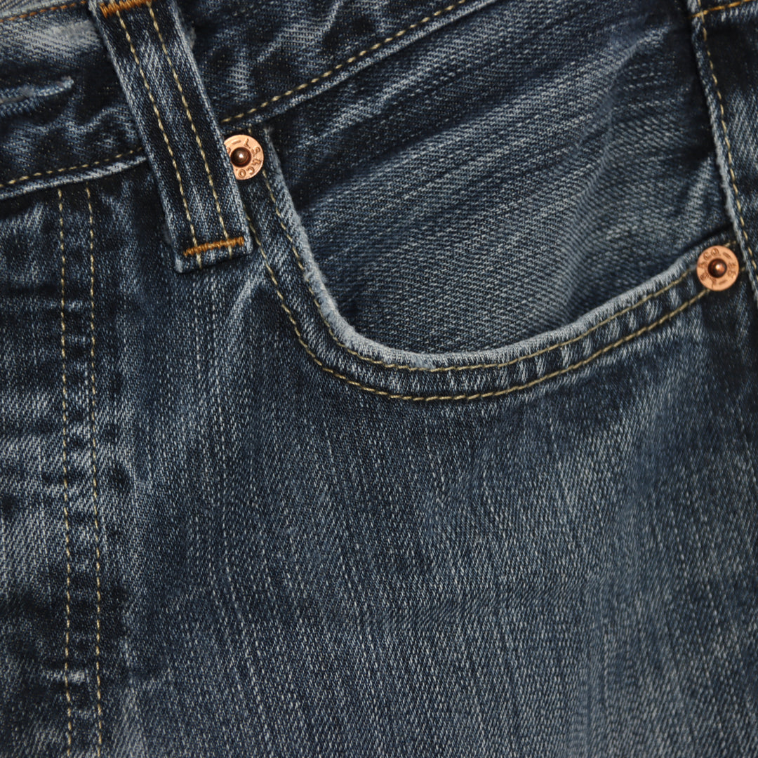 Levi's 501 regular fit W29 L32 jeans vintage in denim da donna