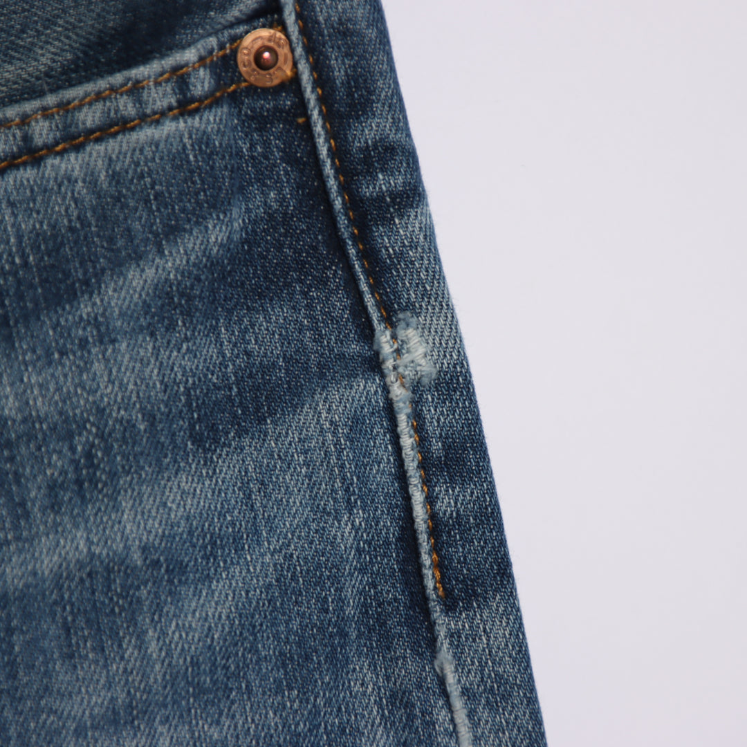 Levi's 501 regular fit W29 L32 jeans vintage in denim da donna