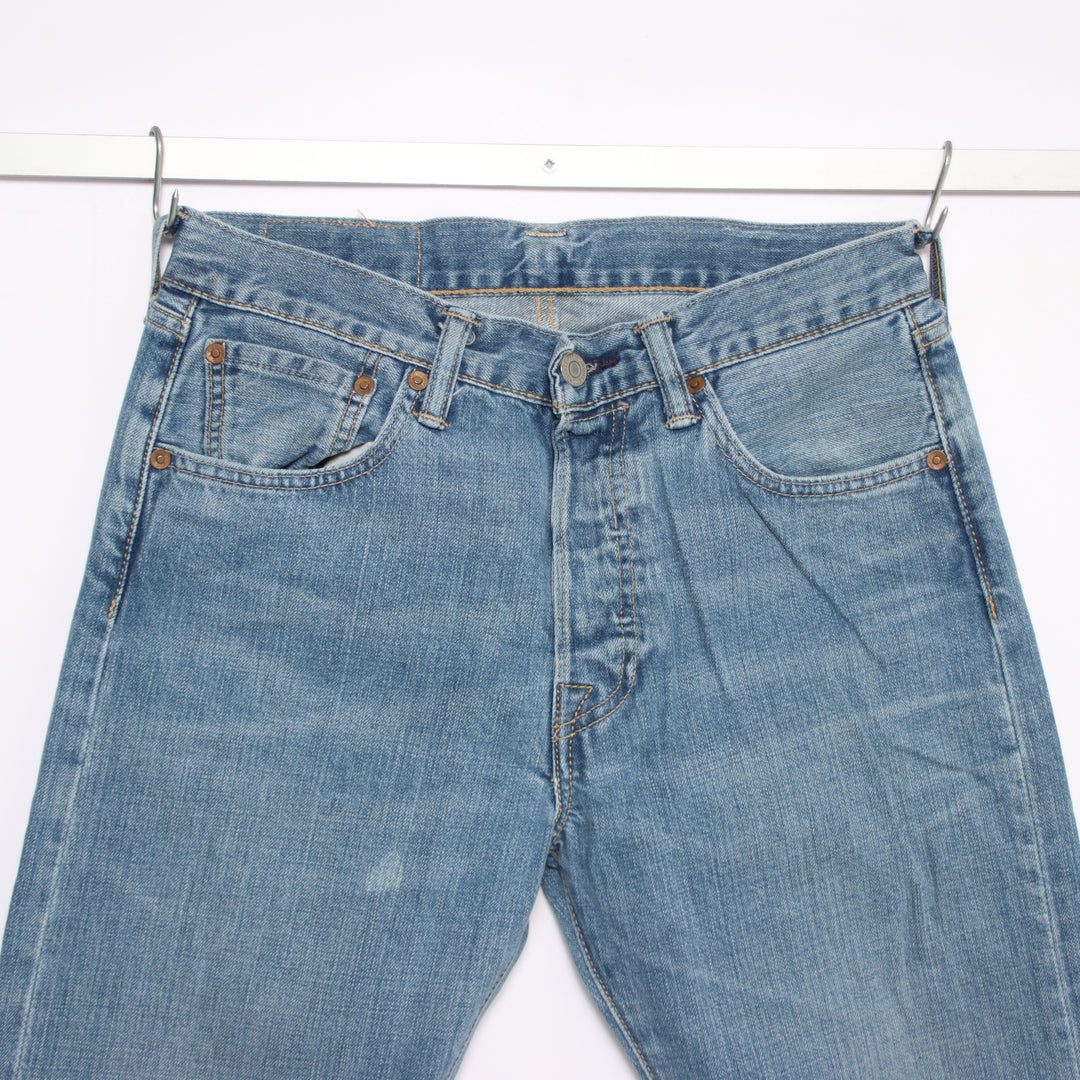 Levi's 501 regular fit W29 L34 jeans in denim da donna