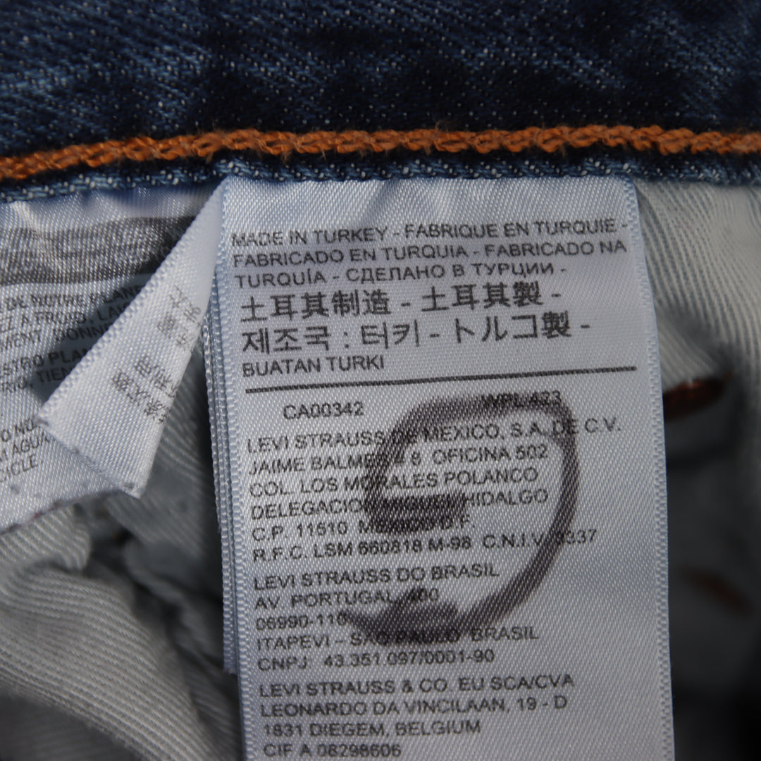 Levi's 501 regular fit W29 L34 jeans vintage in denim da donna