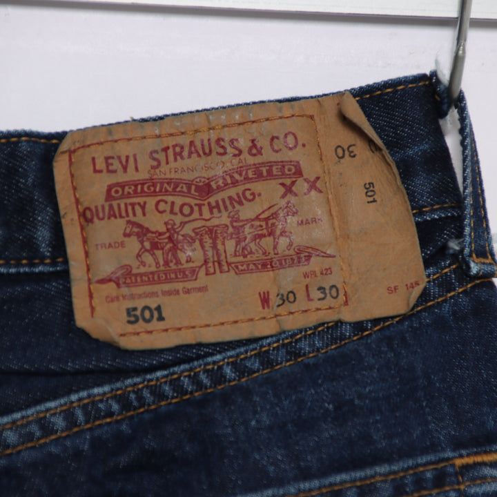 Levi's 501 regular fit W30 L30 jeans vintage in denim unisex