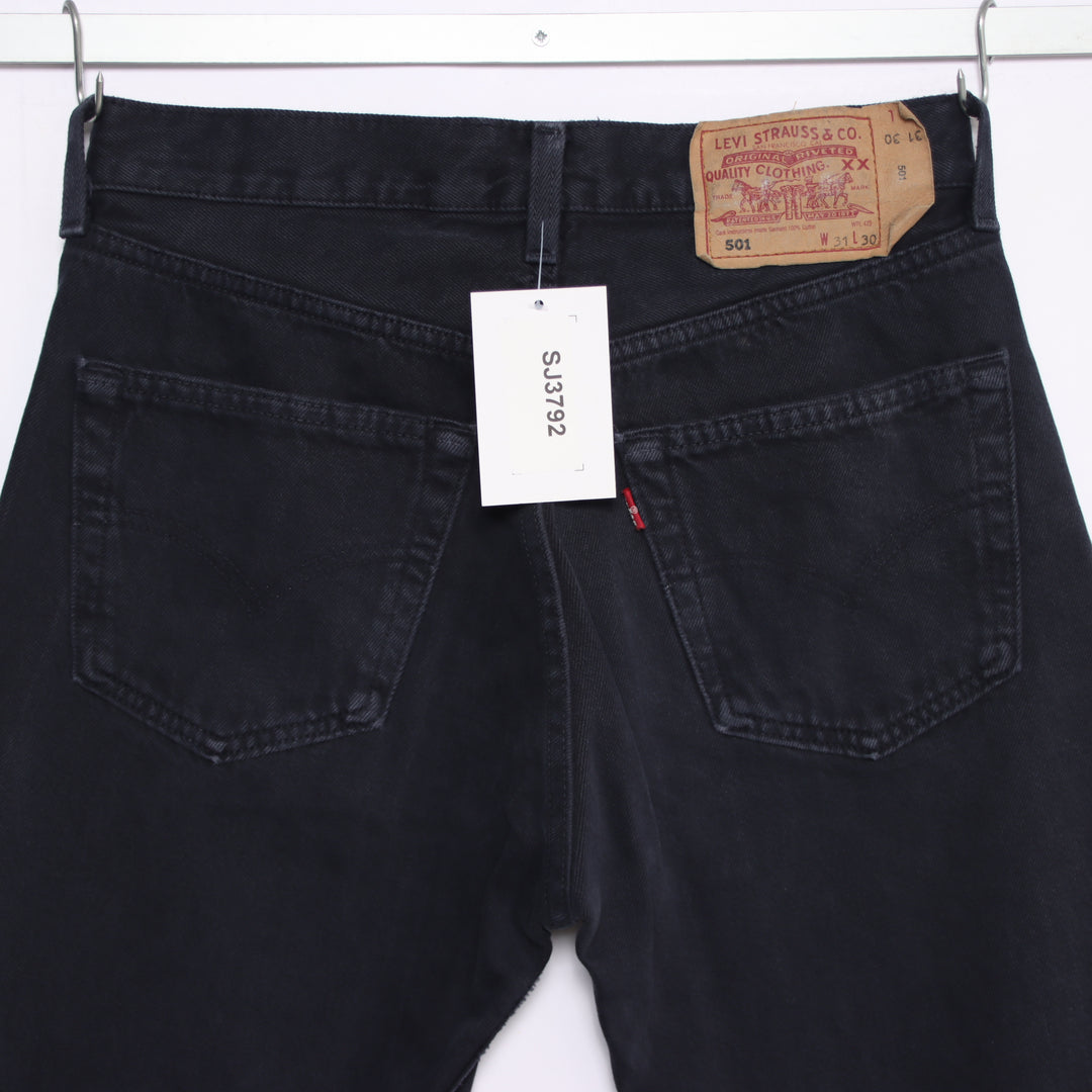 Levi's 501 regular fit W31 L30 jeans vintage in denim blu unisex