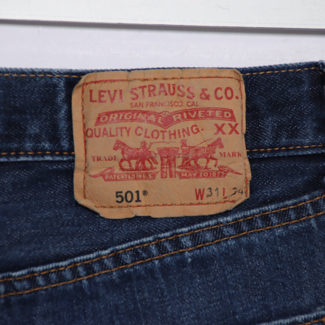 Levi's 501 regular fit W31 L34 jeans vintage in denim unisex