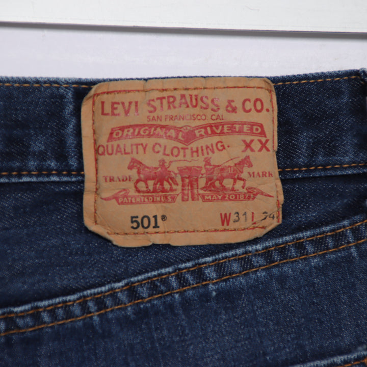 Levi's 501 regular fit W31 L34 jeans vintage in denim unisex