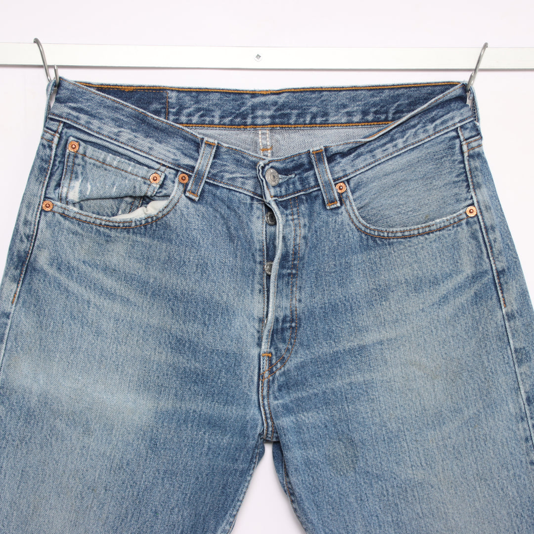 Levi's 501 regular fit W31 L34 jeans vintage in denim unisex