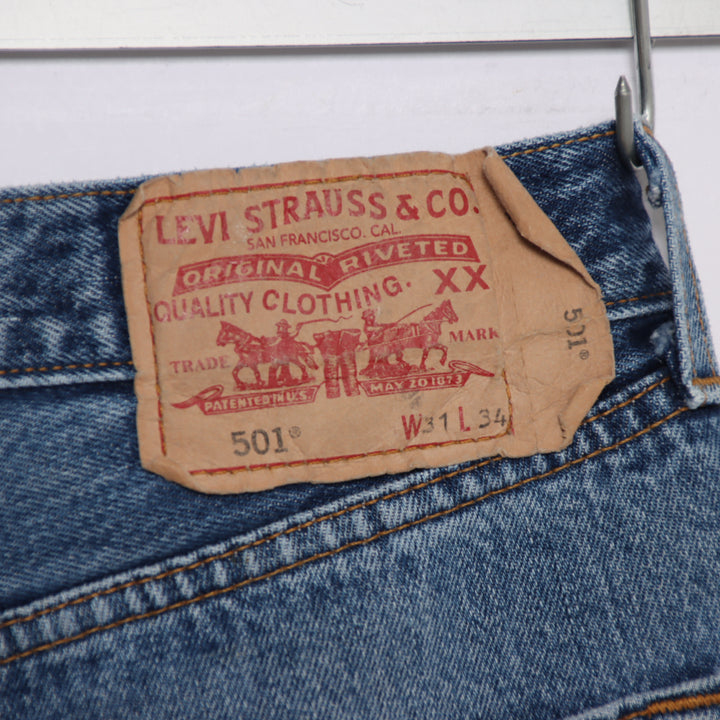 Levi's 501 regular fit W31 L34 jeans vintage in denim unisex