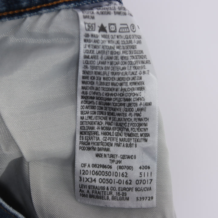 Levi's 501 regular fit W31 L34 jeans vintage in denim unisex